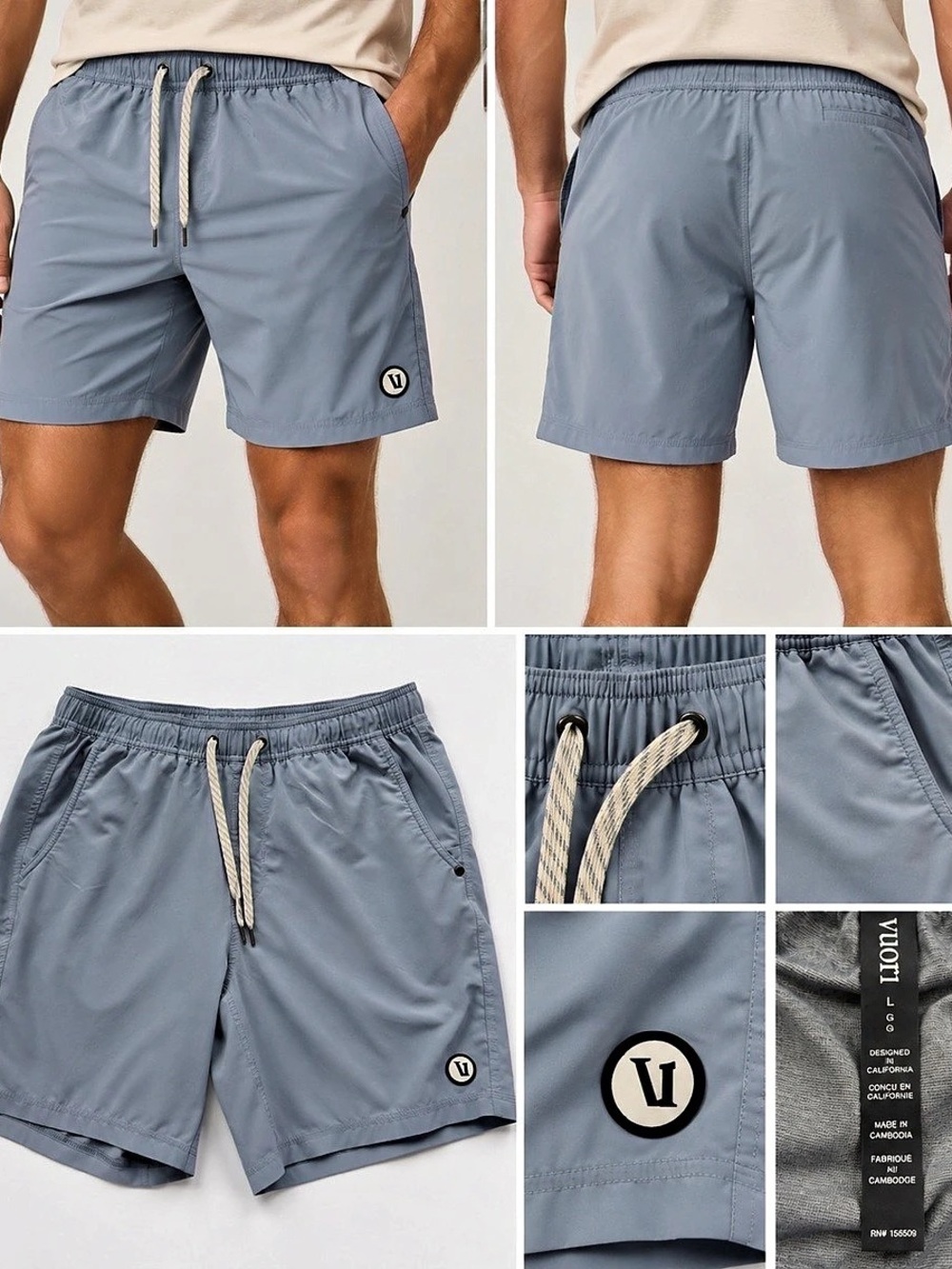 Vuori Kore Short Blue Swim Trunks